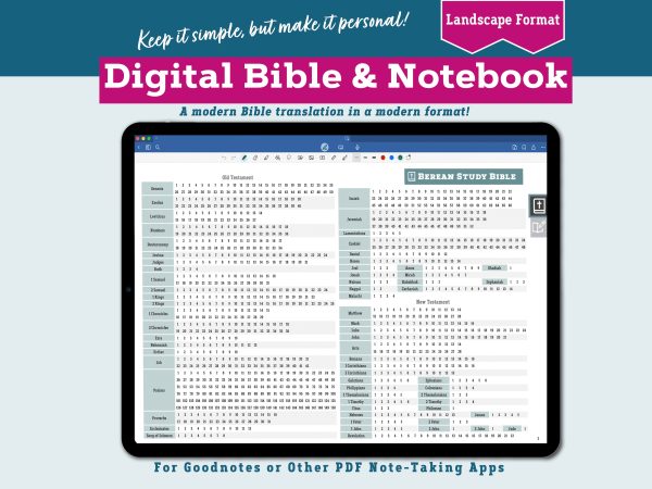 Berean Digital Bible and Notebook